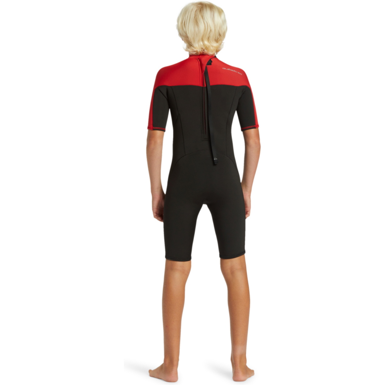2026 Quiksilver Junior Everyday Sessions 2/ 2mm Back Zip Shorty Våddragt EQBW503025 -.. High Risk Red